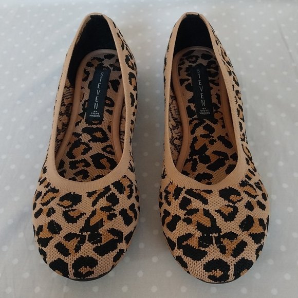 Steven By Steve Madden Solly Leopard Print Ballet Flat - Picture 5 of 8